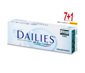 OFFERTA 7+1 Focus Dailies Toric ( 30 Lenti )