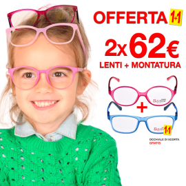 Offerta 2x62€ Bimbi